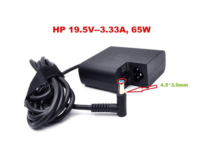 Original 65W 19.5V 3.33A For HP L24008-001 Square Travel AC Adapter Charger Power Supply